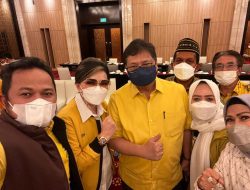 CEP Hadiri Silaturahmi Nasional DPD Se-Indonesia. Golkar Sulut Siap Menangkan Airlangga Hartarto di Pilpres 2024