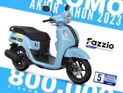 Kabar Gembira, Promo Akhir Tahun Divisi Yamaha Manado Berbagi Cashback 800.000 Untuk Skutik Fazzio