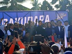 Didampingi Surya Paloh dan Felly Runtuwene, Anies Baswedan Sapa Ribuan Pendukung di Sulut