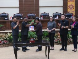 Deprov Sulut Paripurnakan Penandatanganan Nota Kesepakatan Perubahan KUA-PPAS APBD Sulut Tahun Anggaran 2025